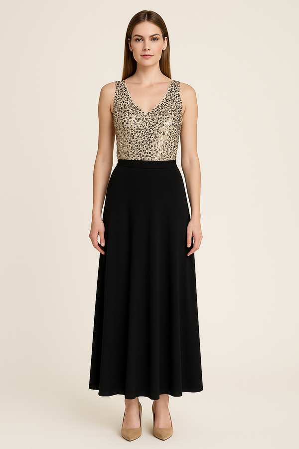 Sleeveless Sequined Vest Party Tank Top