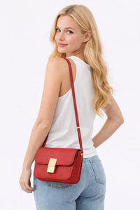 Chiara Buckle Square Mini Shoulder Bag