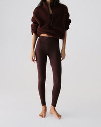 Neon Metallic High-Waisted Stretch Leggings