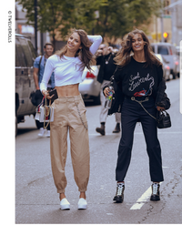 Emily High Waisted Relaxed-fit Chain Pants in Tan