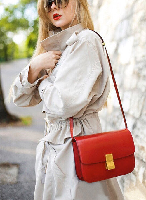 Chiara Buckle Square Mini Shoulder Bag – Celebrity Designz