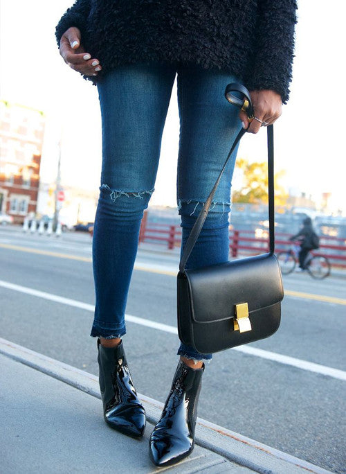Chiara Buckle Square Mini Shoulder Bag – Celebrity Designz
