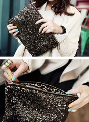 Sparkle Sequined Party Mini Clutch