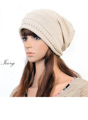 Meghan Markle Style Oversized Cable Knit Beanie