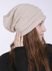Meghan Markle Style Oversized Cable Knit Beanie