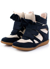 Miranda Style Suede High-top Sneakers