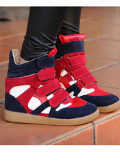 Miranda Style Suede High-top Sneakers