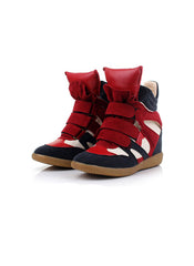 Miranda Style Suede High-top Sneakers