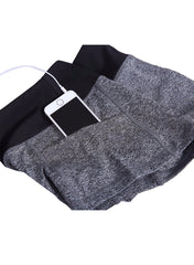 Tight Fitness Bomb Shorts with Contrast Waistband & Pouch