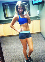 Tight Fitness Bomb Shorts with Contrast Waistband & Pouch