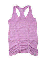 Seamless Workout Training Tee with T-back in Lavender