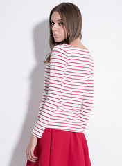 Kate Classic Sailor Striped Cotton T-shirt
