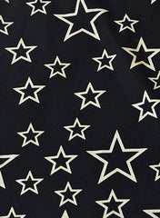 Kendall Star-print Backless Halter Top