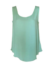 Pastel Color Chiffon Loose Fit Vest Top